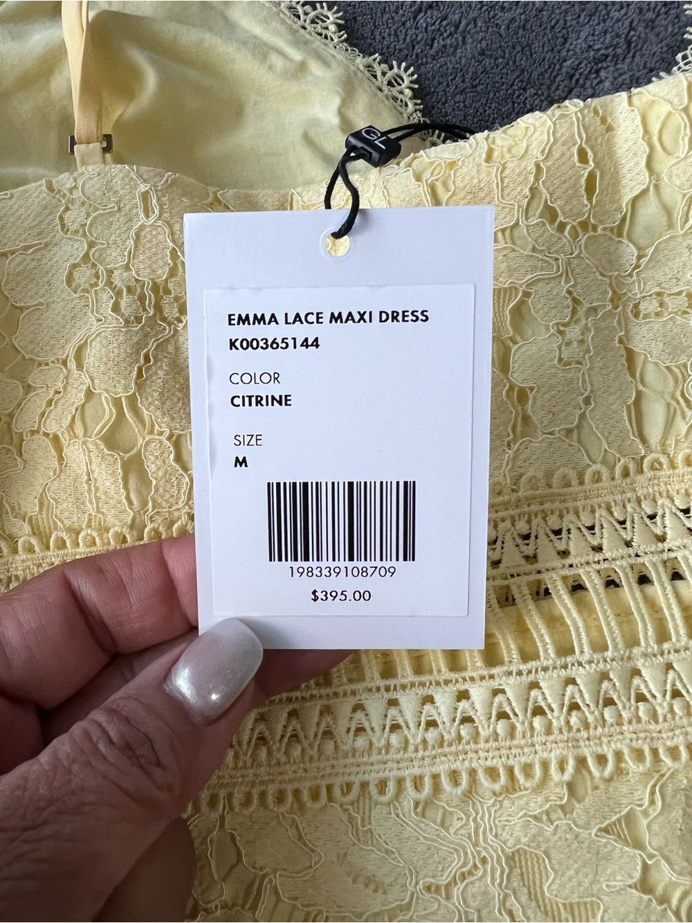 Generation Love Lace Maxi Dress in Yellow